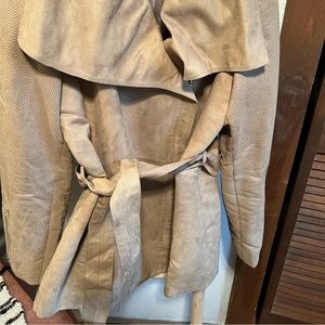 Tan suede jacket like new